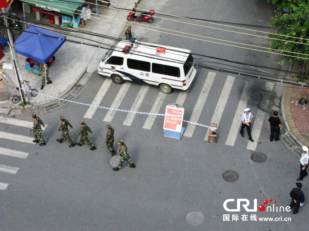 2013年07月10日，廣西壯族自治區北海市，武警巡邏。圖片來源：飛影/CFP