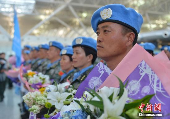 資料圖：維和部隊官兵。