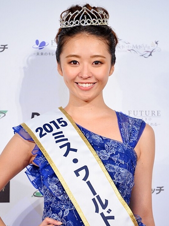 2015年世界小姐日本賽區冠軍中川知香