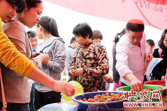 河南電臺農村廣播在綠博園舉辦第二屆雙色美食匯