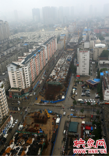 隴海路高架橋已雛形顯現。