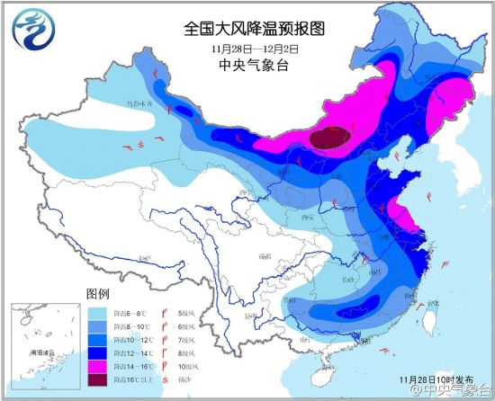 未來四天河南降溫6至10℃