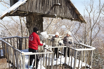 東北蘋果園的法式滑雪度假