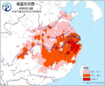 南方高溫天氣或再加強(qiáng)18省區(qū)市6日現(xiàn)高溫天氣