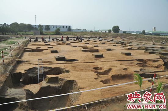 東趙遺址發掘現場