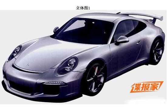 保時捷911 GT3申報圖