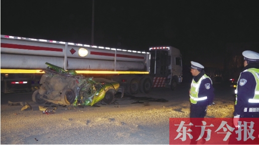 昨日下午，鄭平路與107國道并線處突發車禍，造成鄭平路擁堵兩個多小時