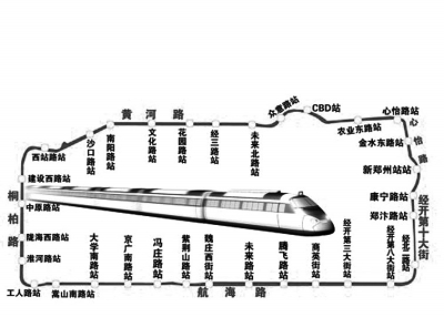 鄭州地鐵5號線線路圖