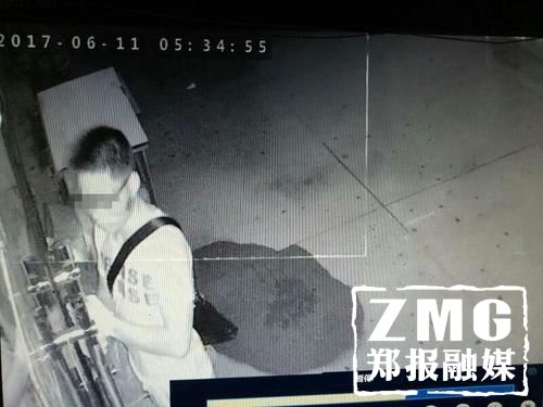 “紋身男”到鄭州瘋狂盜竊 被監控拍得一清二楚