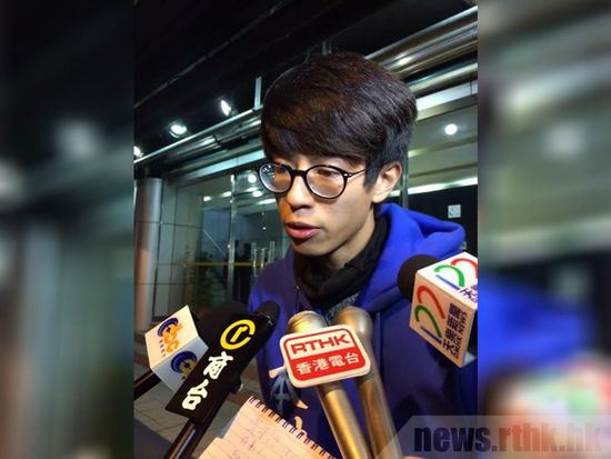 黃臺仰因設想參與旺角暴亂被香港警方拘捕，被指涉嫌參與旺角暴動。