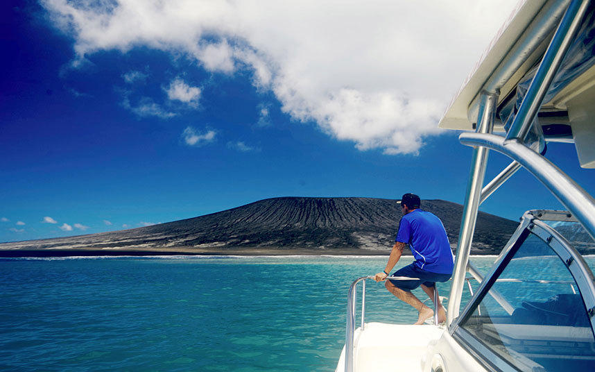 太平洋海底火山噴發催生新島嶼