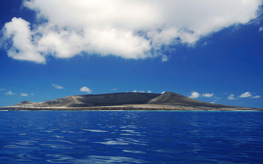 太平洋海底火山噴發催生新島嶼