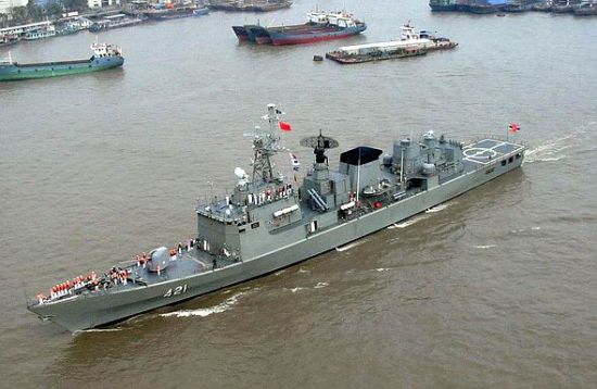 資料圖：中國為泰國建造的納萊頌恩級護衛艦。